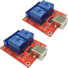 Bonnie 2 Kanal USB Relay Genişletme Kartı Modülü W/diyot Freewheel Koruma 2 Pcs (Yurt Dışından)