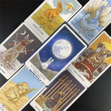 Chaoduo Shop TS81 Stili Yeni Lunalapin Tarot Güverte Hayvan Tarot Masa Oyunu Oyuncaklar Oracle Rider Kehanet Kartı Poker Hediye (Yurt Dışından)