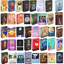 Chaoduo Shop Yılın Tekerleği Stili Delonew Tarot Kehanet Kartı Masa Oyunu Oyuncak Tahmin Astroloji Renkli Baskı Sunak Bezi Kurt Adam Sihirli (Yurt Dışından)