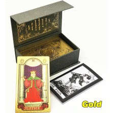 Chaoduo Shop Altın Tarzı Yeni Yüksek Li Tarot Güverte Plastik Oracle Kartları Masa Oyunu Astroloji L698 (Yurt Dışından)