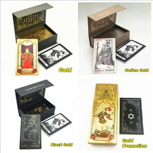 Chaoduo Shop Altın Tarzı Yeni Yüksek Li Tarot Güverte Plastik Oracle Kartları Masa Oyunu Astroloji L698 (Yurt Dışından)