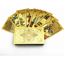 Chaoduo Shop Altın Tarzı Yeni Yüksek Li Tarot Güverte Plastik Oracle Kartları Masa Oyunu Astroloji L698 (Yurt Dışından)