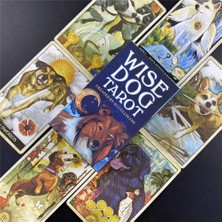 Chaoduo Shop TT155 Stili Yeni Tarot Bilge Köpek Tarot Kartları Tarot Güverte Tam Ingilizce Masa Oyunu Parti Aile Oyun Kartı Tarot Kartları Kart Oyunu (Yurt Dışından)