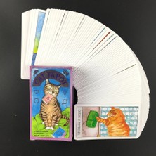 Chaoduo Shop Glided Reverie Stili Kedi Tarot Masa Oyunu Oyuncaklar Oracle Rider Waite Kehanet Peygamber Kehanet Kartı Poker Hediye Tahmin Oracle (Yurt Dışından)