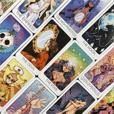 Chaoduo Shop 78 Adet TT05 Tarzı Britt'in Üçüncü Göz Tarot Kartı Oracle Arkadaşlar Parti Masa Oyunu Kehanet Kader (Yurt Dışından)