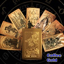 Chaoduo Shop Altın Tarzı 1 Güverte Tarot Kartları Kutulu Altın Tarot Ev Masa Oyunu Hediyesi L698 (Yurt Dışından)