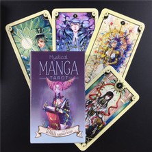 Chaoduo Shop 44 Adet TS64 Tarzı Mistik Manga Tarot Kartları Parti Tarot Güverte Malzemeleri Ingilizce Pdf Masa Oyunu Parti Oyun Kartları (Yurt Dışından)