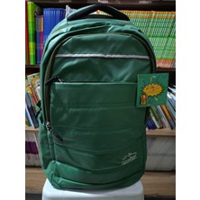 Kitap Dükkanı Su Geçirmez Sırt Çantası Koyu Yeşil