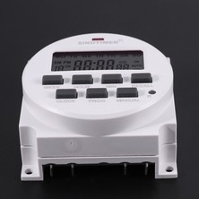 Brettablata Sinotimer TM618H-2 220V Ac Dijital Zaman Anahtarı Çıkış Gerilimi 220V 7 Gün Haftalık Programlanabilir Zamanlayıcı Anahtarı Işıklar Için Uygulama (Yurt Dışından)