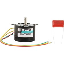 Brettablata 50KTYZ AC220V 10W 0.5A 5r/min Kalıcı Mıknatıslı Senkron Motor Ac Dişli Redüktör Motor (Yurt Dışından)