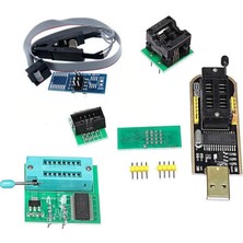 Brettablata 1 Takım CH341A 24 25 Serisi Eeprom Flash Bıos USB Programcı + Soıc8 Sop8 Test Klipsi + Spı Flash 1.8 V Adaptör + Sop8 Soıc8 Dıp8 (Yurt Dışından)