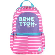 Benetton Laptop Bölmeli Okul Sırt Çantası Iki Bölmeli+Beslenme Çantası