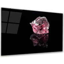 Glass Art Değerli Taş Foto Manipülasyon Yatay Cam Tablo