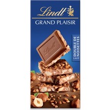 Lindt Grand Plaisir - Double De Noisettes Lait Chocolate 150G