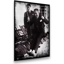 Glass Art 100. Yıl Özel Seri Atatürk Dikey Cam Tablo