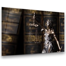 Glass Art Themis Heykeli Yatay Cam Tablo