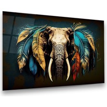 Glass Art Fil Manipülasyon Yatay Cam Tablo