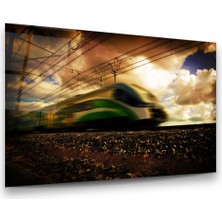 Glass Art Tren Yatay Cam Tablo