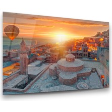 Glass Art Mardin Evleri Yatay Cam Tablo