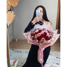 Zb Flowers İsteme çiçeği Solmayan Güller Söz Çiçeği isteme Çiçeği Sevgiliye Hediye yapay Çiçek