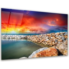 Glass Art Manzara Yatay Cam Tablo