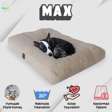 Jungolica Pet Products Max, Ultra Yumuşak, Kaydırmaz Tabanlı, Konforlu Kedi ve Köpek Minderi