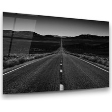 Glass Art Uzun Yol Yatay Cam Tablo