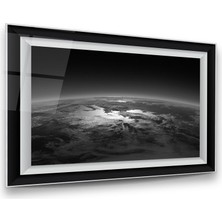 Glass Art Dünya Manzara Yatay Cam Tablo