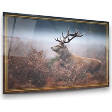 Glass Art Geyik Yatay Cam Tablo