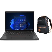 Lenovo Thinkpad T14 Gen 3 Intel Core I7-1255U 32GB 1tb SSD 14" Wuxga Windows 11 Pro Taşınabilir Bilgisayar 21AH00CSTX 071 + Çanta