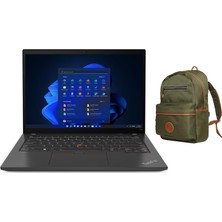 Lenovo Thinkpad T14 Gen 3 Intel Core I7-1255U 32GB 4tb SSD 14" Wuxga Freedos Taşınabilir Bilgisayar 21AH00CSTX 067 + Çanta