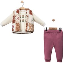 Necix's 234643 Kız Bebek Chımay Şişme Yelekli Üçlü Takım