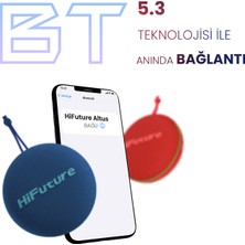 HiFuture Altus Bluetooth 5.3 IPX4 Su Geçirmez 10W Çift Modlu TWS Taşınabilir Bluetooth Hoparlör Kırmızı