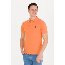 U.S. Polo Assn. Erkek Turuncu Tişört Basic 50262933-VR051