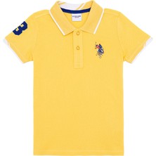 U.S. Polo Assn. Erkek Çocuk Açık Sarı Basic T-Shirt 50249580-VR004