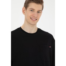 U.S. Polo Assn. Erkek Siyah Tişört 50287062-VR046