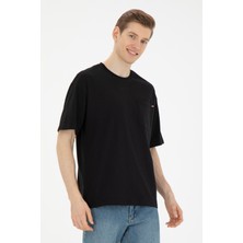 U.S. Polo Assn. Erkek Siyah Tişört 50287062-VR046