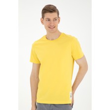 U.S. Polo Assn. Erkek Regular Fit Bisiklet Yaka Sarı Tişört 50287085-VR044