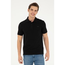 U.S. Polo Assn. Erkek Siyah Tişört Basic 50284641-VR046