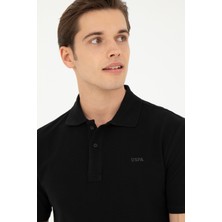 U.S. Polo Assn. Erkek Siyah Tişört Basic 50284641-VR046