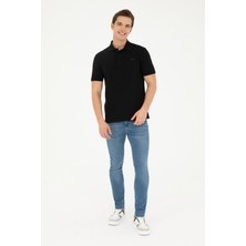 U.S. Polo Assn. Erkek Siyah Tişört Basic 50284641-VR046