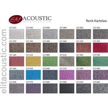 Elit Acoustic 180 cm Boy 12 Adet Elit Creative Series Acoustic Fabric Panel