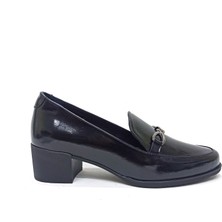 Albini Siyah Deri Kadın  Ayakkabı