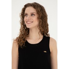 U.S. Polo Assn. Kadın Siyah Elbise (Örme) 50281743-VR046