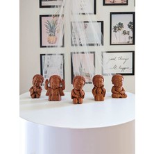 Alvina Atölye Minyatür Buda Heykeli - 8cm - Bioplastik