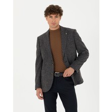 Pierre Cardin Erkek Lacivert Slim Fit Yün Karışımlı Ceket 50273155-VR033