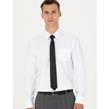 Pierre Cardin Erkek Beyaz Regular Fit Uzun Kollu Basic Gömlek 50277763-VR013