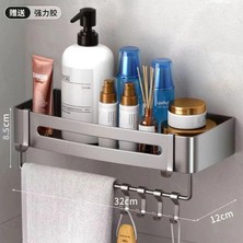 Mingjin Shop2 Dikdörtgen Havlu Askısı Stili Taupe Banyo Rafları Köşe Raf Duvara Monte Banyo Sabunu Çeyiz Raf Banyo Şampuanı Tutucu Banyo Aksesuarları (Yurt Dışından)
