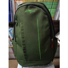 Kitap Dükkanı Su Geçirmez Sırt Çantası Koyu Yeşil