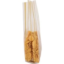 Kolay Ambalaj Altın Yaldız Çizgili Yan Körüklü Torba 8 x 32+2,5 cm 500  gr 1 kg